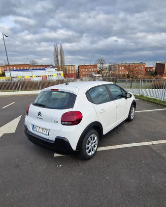 Citroen C3 cena 39999 przebieg: 80800, rok produkcji 2020 z Zabrze małe 79